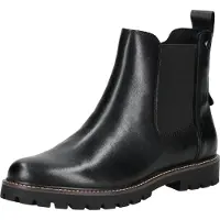 Caprice Chelsea boot, black, made of Leather and synthetic without heel, Size 41