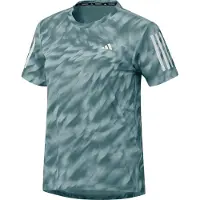 Adidas Own The Run Allover Print T-shirt Med Korte ærmer
