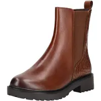 Caprice Chelsea boot, brown, made of Leather and synthetic without heel, Size 36