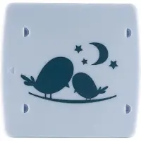 Reer Vågelampe - 3-in-1 - 7x7,3x2,5 cm - - OneSize - Natlampe