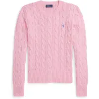 Ralph Lauren Polo Ralph Laurentil kvinder. 211971868010 Lyserød bomuldscardigan i ottetalsstrik (S), Casual, Pink