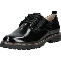 Caprice Low shoes, black, made of Leather, Size 38