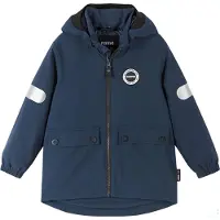 Reima - Mærker - Symppis Reimatec Jacket Navy til Unisex - Børnetoj Størrelse 104 cm - Flåde