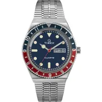 Timex Analogt ur sand / carminrød / sort / sølv