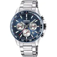 Festina Herreur F20560-2 Timeless Blå/Stål Ø45 mm