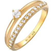 Elli Ring guld / transparent