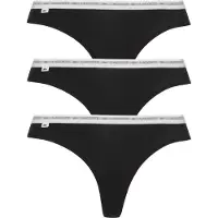 Lacoste String sort / hvid