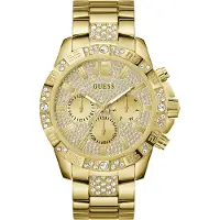 GUESS Analogt ur 'Majestic' guld / transparent