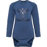 Hummel Body l/æ - hmlSteen - Ensign Blue m. Logo - - 1 år (80) - Body L/Æ