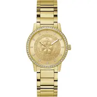 GUESS Analogt ur 'Petal' guld / transparent