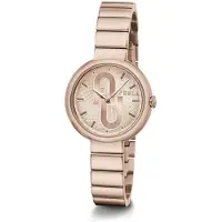 Furla Analogt ur 'cosy' rosa guld