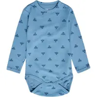 Hummel Body L/Æ - Uld - HmlBambo - Blue Shadow - - 68 - Body L/Æ