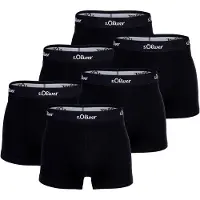 s.Oliver Boksershorts sort / hvid