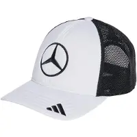 Adidas Kasket - Mercedes - Hvid/Sort - - 54 cm - Kasket