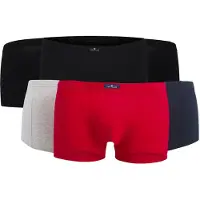 Tom Tailor Boksershorts marin / lysegrå / knaldrød / sort