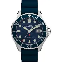 Timex Analogt ur 'Deep Water Meridian 200' blå / sølv