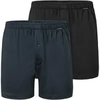 Schiesser Boksershorts 'Basic' marin / sort