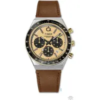 Timex Analogt ur ' 1970s Q' brun / sølv
