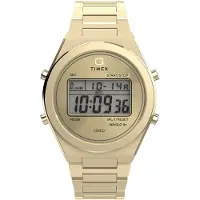 Timex Digitalur 'Q80 Continental' guld