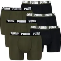 Puma Boksershorts grøn / sort / hvid