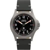 Timex Analogt ur 'Expedition Titanium' sort / sølv / hvid