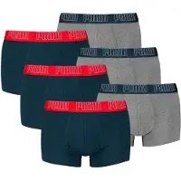 Puma Boksershorts navy / mørkegrå / rød / hvid
