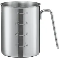 Rösle beholder med måleske 12 cm, 1000 ml