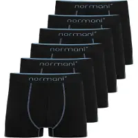 Normani Boksershorts lyseblå / sort