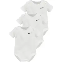 Nike Bodyer k/æ - Swoosh - 3-Pak - Hvid - - 9 mdr - Body K/Æ
