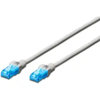 Digitus Patchkabel UTP kat. 5e 15m PVC grå