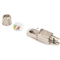 Digitus Professional - Netværk-konnektor - RJ-45 (han) - afskærmet - CAT 6a - IEEE 802.3af/IEEE 802.3at/IEEE 802.3bt