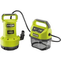 Ryobi - 18V afløbspumpe - 4.200 l/t - Maks. 5 m nedsænkning - IPX7 - Timer med 3 trin - Sælges uden batteri - RY18SPA-0