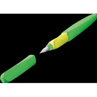 Pelikan Twist Fountain Pen med 1 bl?kpatron Medium NIB Neon Green Boxed (807258)
