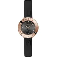 Furla Analogt ur 'Essential' rosa guld / sort