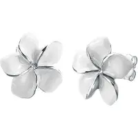 Elli Øreringe 'Frangipani Blüte' sølv