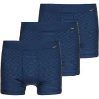 Ammann Boksershorts mørkeblå / hvid