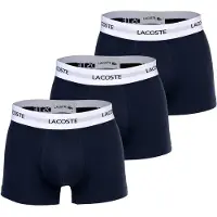 Lacoste Boksershorts mørkeblå / lysegrå / sort