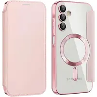 Mtp Products Samsung Galaxy A15 Flip cover med kortholder - MagSafe-kompatibel - Pink