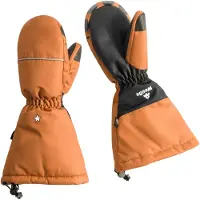WEEDO FUNWEAR Handsker 'FOXDO' grå / antracit / mørkeorange