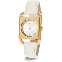 Furla Analogt ur 'ARCO SQUARE' guld / hvid