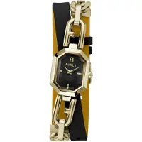 Furla Analogt ur guld / sort