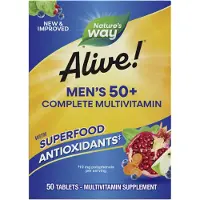 Nature'S Way – Alive! Men's 50+ Complete Multivitamin 50 Tabletter