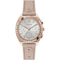 Furla Analogt ur rosa guld