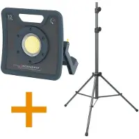 SCANGRIP Darbo lempa LED NOVA 12, 12000lm, Bluetooth IK07/IP67 + 3m stovas,