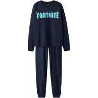 TWO SOON Nattøj 'Fortnite' navy / lyseblå