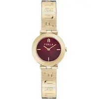 Furla Analogt ur guld / bordeaux