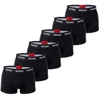 HUGO Boksershorts rød / sort / hvid