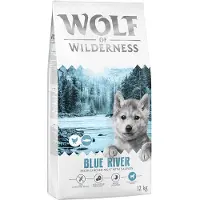 Wolf of Wilderness Junior "Blue River" laks - kornfri - Økonomipakke: 2 x 12 kg