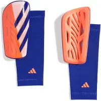 Adidas Benskinner Tiro League - Blå/Rød/Off White, størrelse L: 160-180 cm