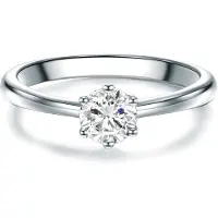 Trilani Ring sølv / transparent